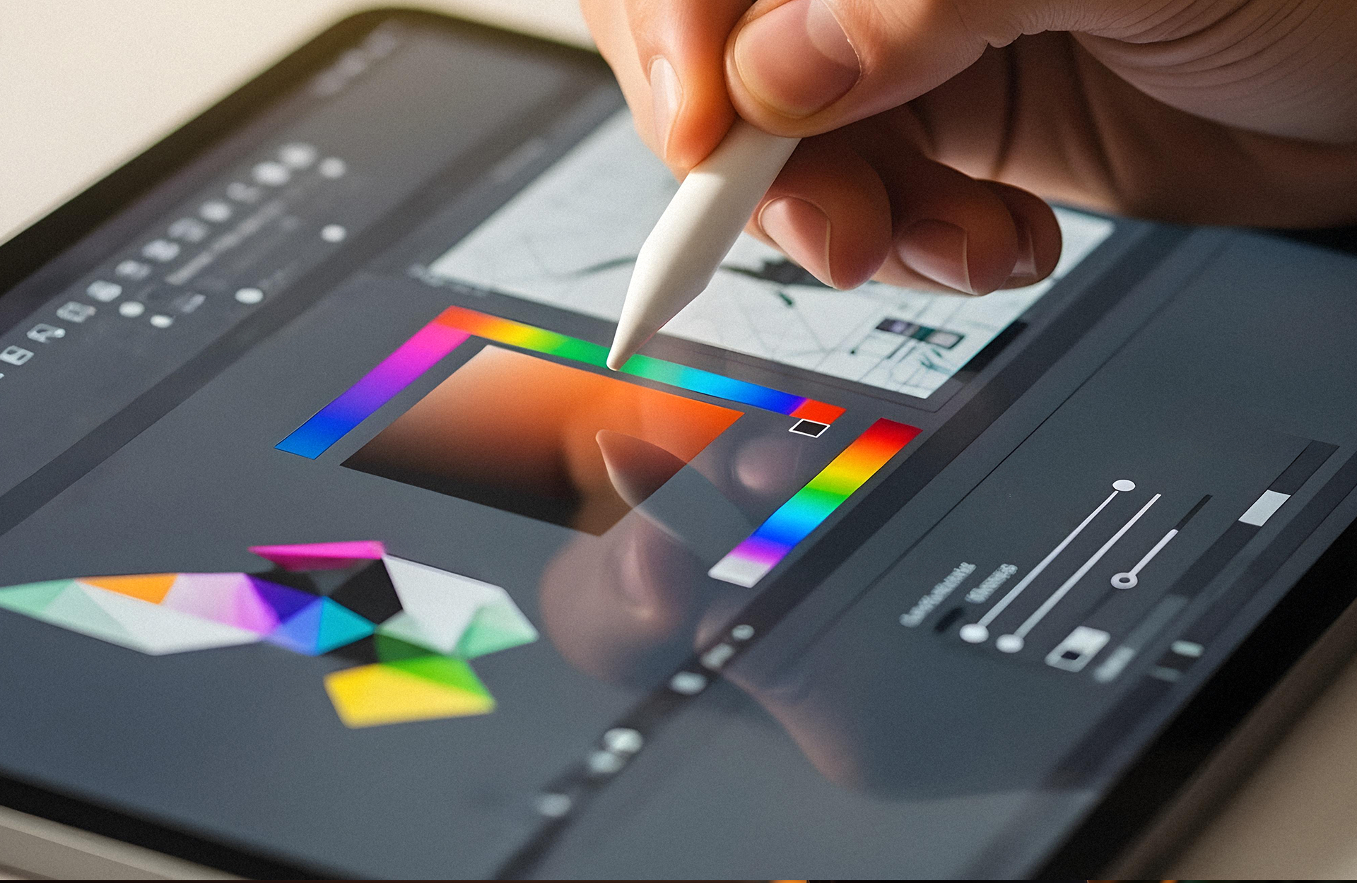 Hoad H with Blue Background