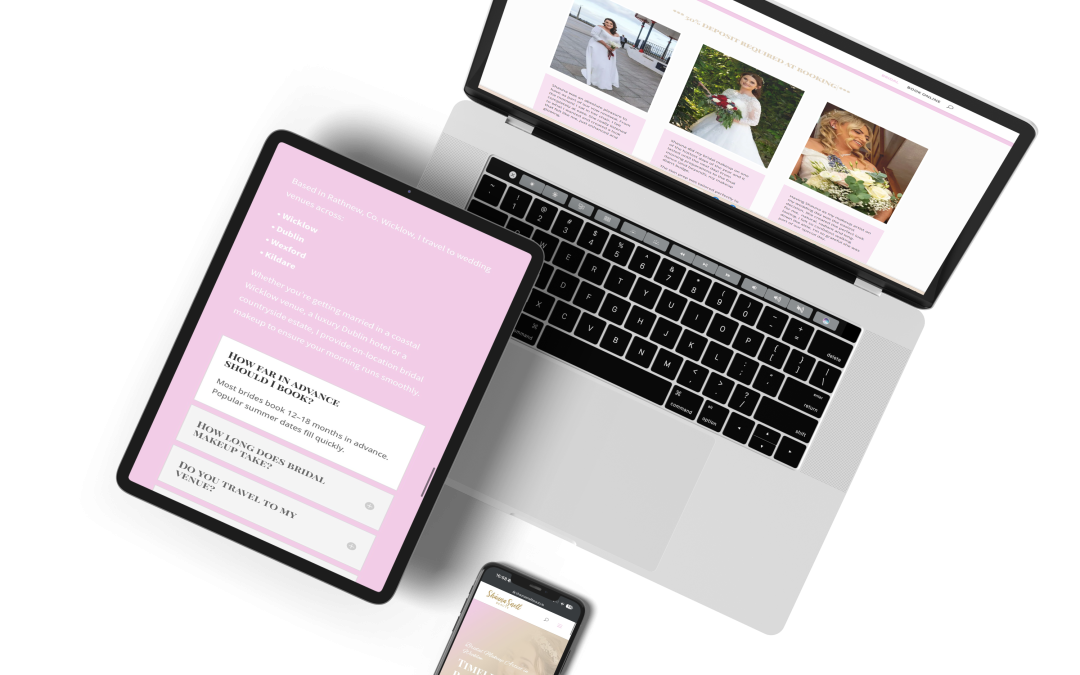 Shauna Snell Beauty | A Bridal-Focused Website Redesign