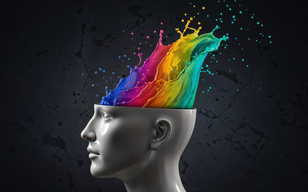 Abstract illustration representing brand colour psychology